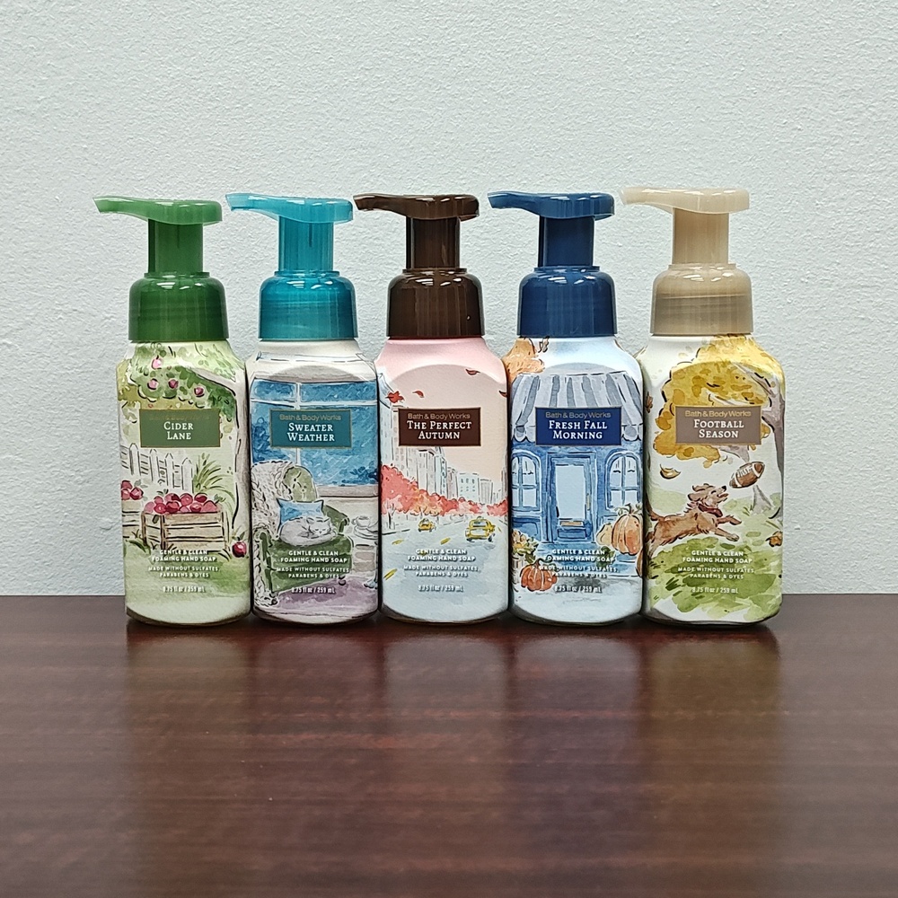 Bath & Body Works EARLY FALL 5 Piece Foaming Hand Soap Bundle - Picture 2 of 7